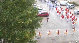 The parade Majorettes