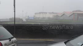 Storm Ophelia Hurricane Force Winds & Rain