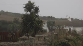 Severe Winds As Ex-Hurricane Ophelia Hits N. Ireland