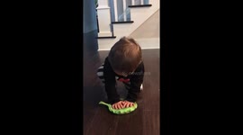 Whoopee cushion baby