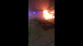 Fire in University accommodation tower block Manchester (no fire alarm)