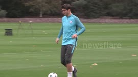 Morata trains as Chelsea prepare for Roma