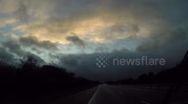 Driving under the eye of Storm Ophelia