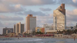 Tel Aviv beach view, Israel