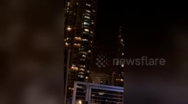 'It was huge with a burning trail': Video shows spaceship burning up over Dubai