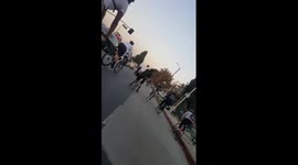 TERRIBLE DRIVER ROAD RAGE AGAINST BIKERS!