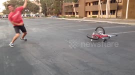 50 year Old Man Does BMX Trick WOW!