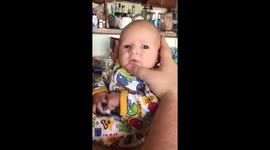 Baby singing opera!
