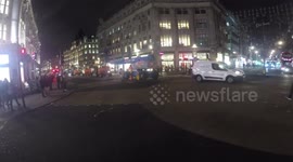 Cherry Pickers In Oxford Circus
