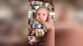 Dad turns his baby into opera singer