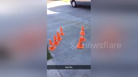 Newsflare Edit - Teaching a toddler new skills on his balance bike