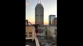 Balancing on a skinny beam at deathly heights