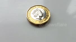 Have you noticed the hidden writing on the new one pound coin?