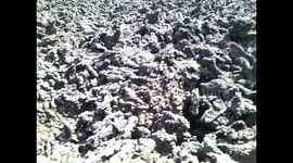 Guatemala. Antigua. Volcán Pacaya. Vistas del volcán y lengua de lava desde cerro. 2014 Volcano, Lava field from hill