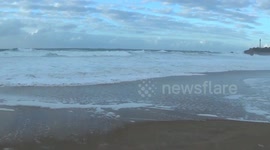 Huge waves in à Biarritz