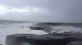 Storm Brian off the West coast of Ireland