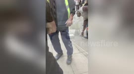 Newsflare Edit - Fist fight in London