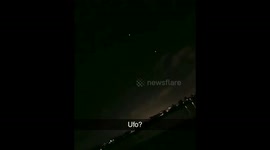 Strange ufo’s  filmed over London sky