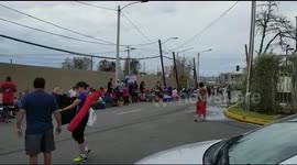 The long lines at Puerto Rico continues. The disaster is still ON. No electricity. Long lines. Its absurd