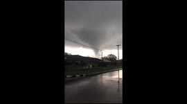 Tornado filmed tearing across the sky in Thailand