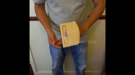 Magician magic mike performs money tricks with cool card trick in the end