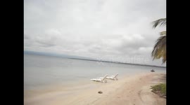 Panamá. Bocas del Toro. Isla Colón. Recorriendo en bici Starfish beach by bike. 2014
