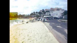 Saint Martin. Sint Maartin. San Martin. Maho Beach. Taking off a big one. Despegando uno grande. 2014. Bueno