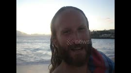 Saint Martin. Sint Maartin. San Martin. Maho beach. Eating sand. Toma falsa. Avión despegando empiezo a tragar arena. 2014