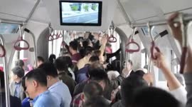 China trials world's 'first unmanned smart electric bus'