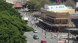 Hundreds of teen scooter riders take over Brisbane