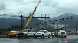 Entire island of Maui left without power after strong thunderstorm
