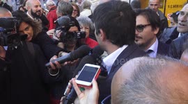 Protests in front of the senate for the indeed, as discussed below on the new law