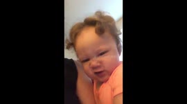 Lennon makes hilarious faces with his momma