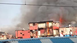 Fire breaks out near Mumbai's Bandra station