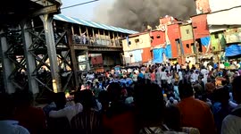 Bandra east Garibnagar under Fire