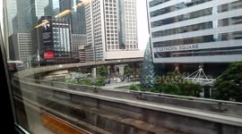 Bangkok Views from the Window of the BTS Sky Train