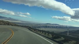 driving into the desert - amazing views in the Anza Borrego Desert Park
