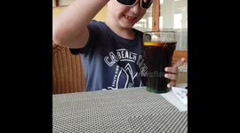 When the kid tries a lemon