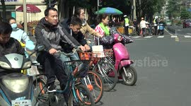 Traffic in Chengdu city,Sichuan,China