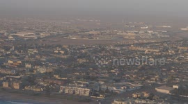Take off small Plane Slow Motion Airport airplane