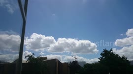London sky with nice clouds Full HD Time Lapse