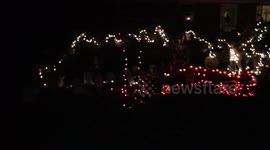 North Bethesda Maryland Halloween Decorated house