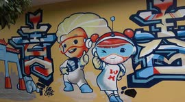 Street art in Chengdu,China