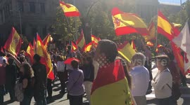Thousands gather in Madrid to support Spanish unity
