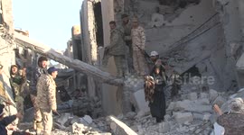 GNA Libyan forces rescuing ISIS families