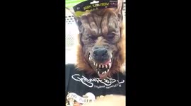 Dad gives son the fright of his life
