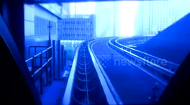 Las Vegas Tram Commuter Time Laps