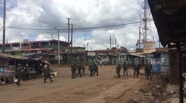 Police clash with protestors in Nairobi Kenya