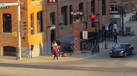 Out door street brawl Edmonton UFC