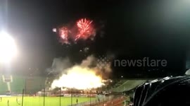 Sarajevo Ultras unleash fireworks at 30th anniversary game